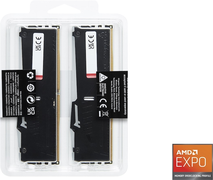 Productafbeelding Kingston FURY Beast RGB AMD EXPO (2 x 16GB, 5600 MHz, DDR5 RAM, DIMM 288 pin)