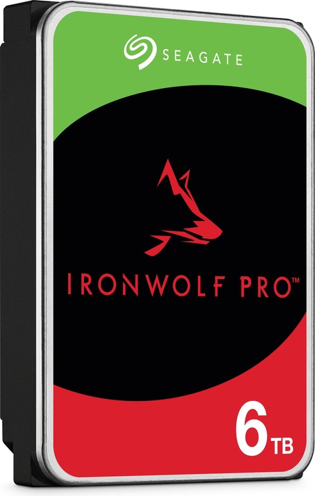 Productafbeelding Seagate IronWolf Pro ST6000NT001, 3,5", 6000 GB, 7200 RPM (6 TB, 3.5", CMR)