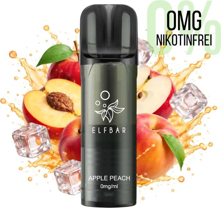 Immagine prodotto Elfbar ELFA Pro V2 - 2ml Pods 0mg, Apple Peach (Mela, Pesca)