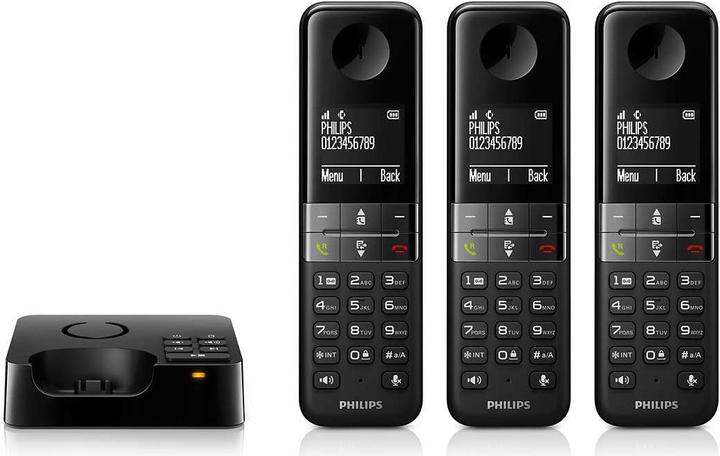 Image du produit Philips D4553B - Téléphone sans fil avec répondeur