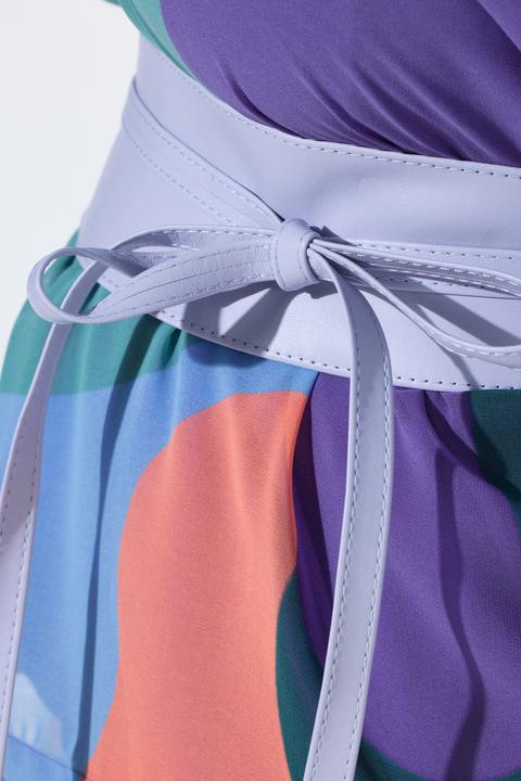 Actual product image Ulla Popken Soft Leather Tie Belt