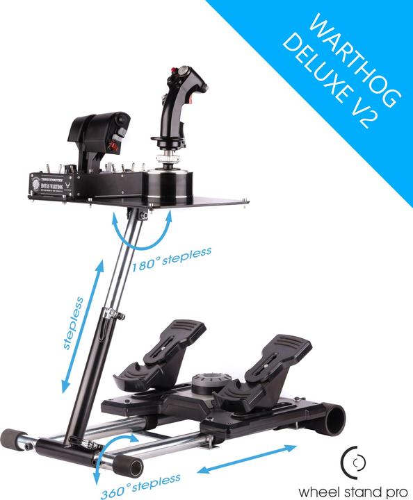 Image du produit Wheel Stand Pro Thrustmaster Hotas Warthog/X55/X52 - Deluxe V2