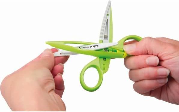 Actual product image Maped Scissors combi box 1xscissor rack 5xinterchangeable blades assorted colours