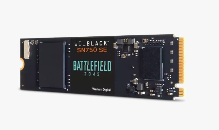 Produktbild WD Black SN750 SE Battlefield 2042 PC Game Code Bundle (1000 GB, M.2 2280)
