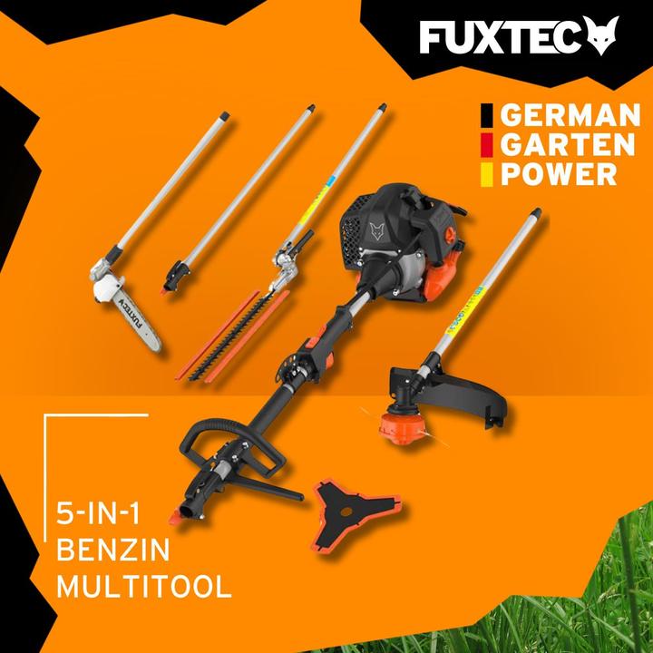 Produktbild Fuxtec FX-MT252ER Multitool 5in1 Benzin Motorsense mit verstellbarem Hochentaster (FX-MT252ER) (Trimmfaden)