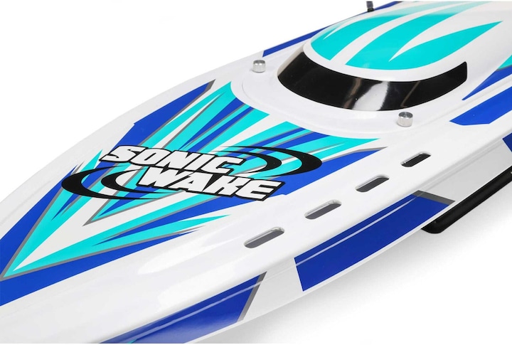 Produktbild ProBoat Sonicwake V2 36" Self-Righting Rennboot Brushless Deep-V RTR Weiss/Blau