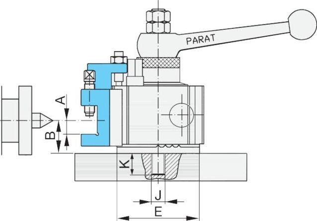 Image du produit Parat Support interchangeable WDL Usinage intérieur