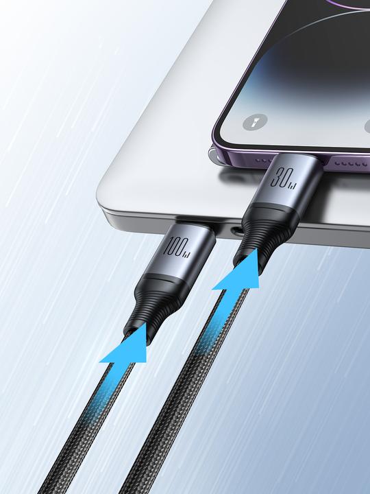 Image du produit Joyroom Usb Type C - Lightning, USB Type C (1.50 m, USB 2.0, 100 W)
