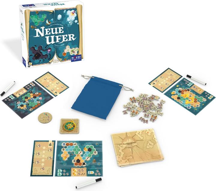 Actual product image Neue Ufer (d) (German, 1 - 5 Players)