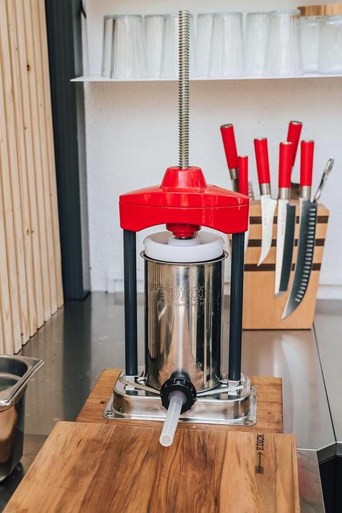 Image du produit F. Dick HTW Remplisseur de saucisses de table de boucherie maison 3 litres/5 lb (pour les cuisiniers