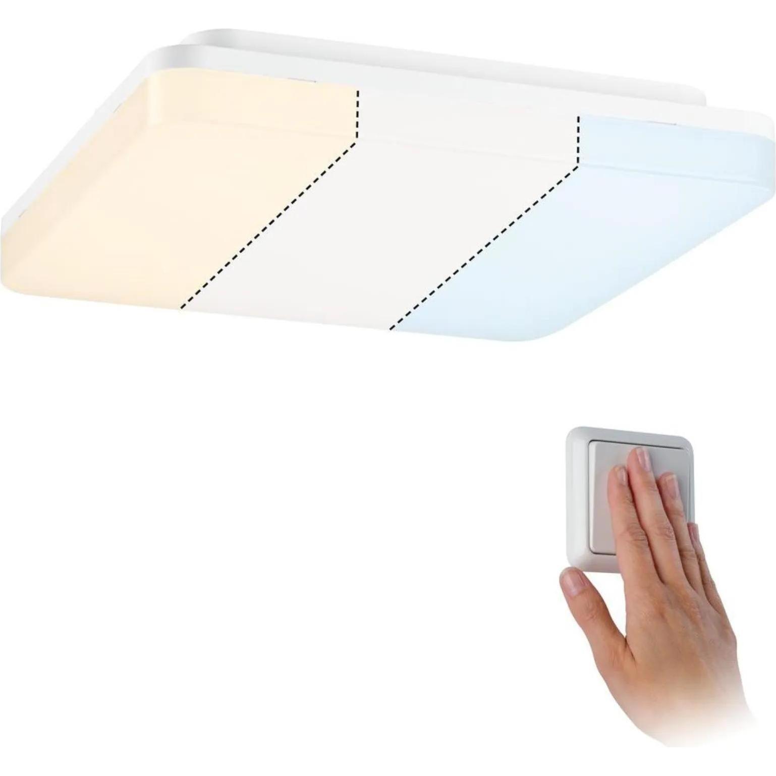 Paulmann, Wandleuchte + Deckenleuchte, Panel Cela (2200 lm)