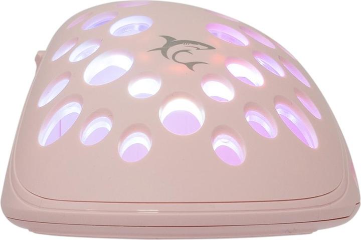 Actual product image White Shark Shark Gaming Mouse AZRAEL, 6D, 7200 dpi, Pink (Cable)