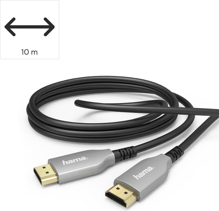 Produktbild Hama HDMI (Typ A) — HDMI (Typ A) (10 m, HDMI, 2.0b)