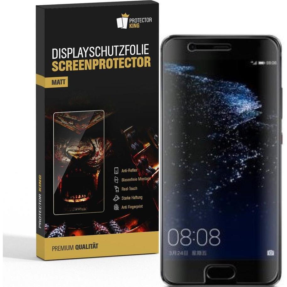 Protectorking 3x Premium Displayschutzfolie Matt Entspiegelt (3 Stück, Huawei P10 Lite), Smartphone Schutzfolie