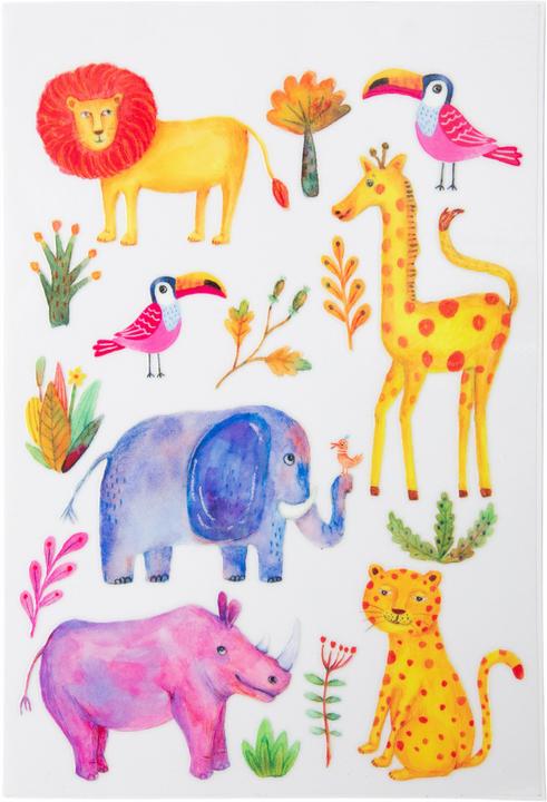 Image du produit I Am Creative Rub on Sticker Dschungel