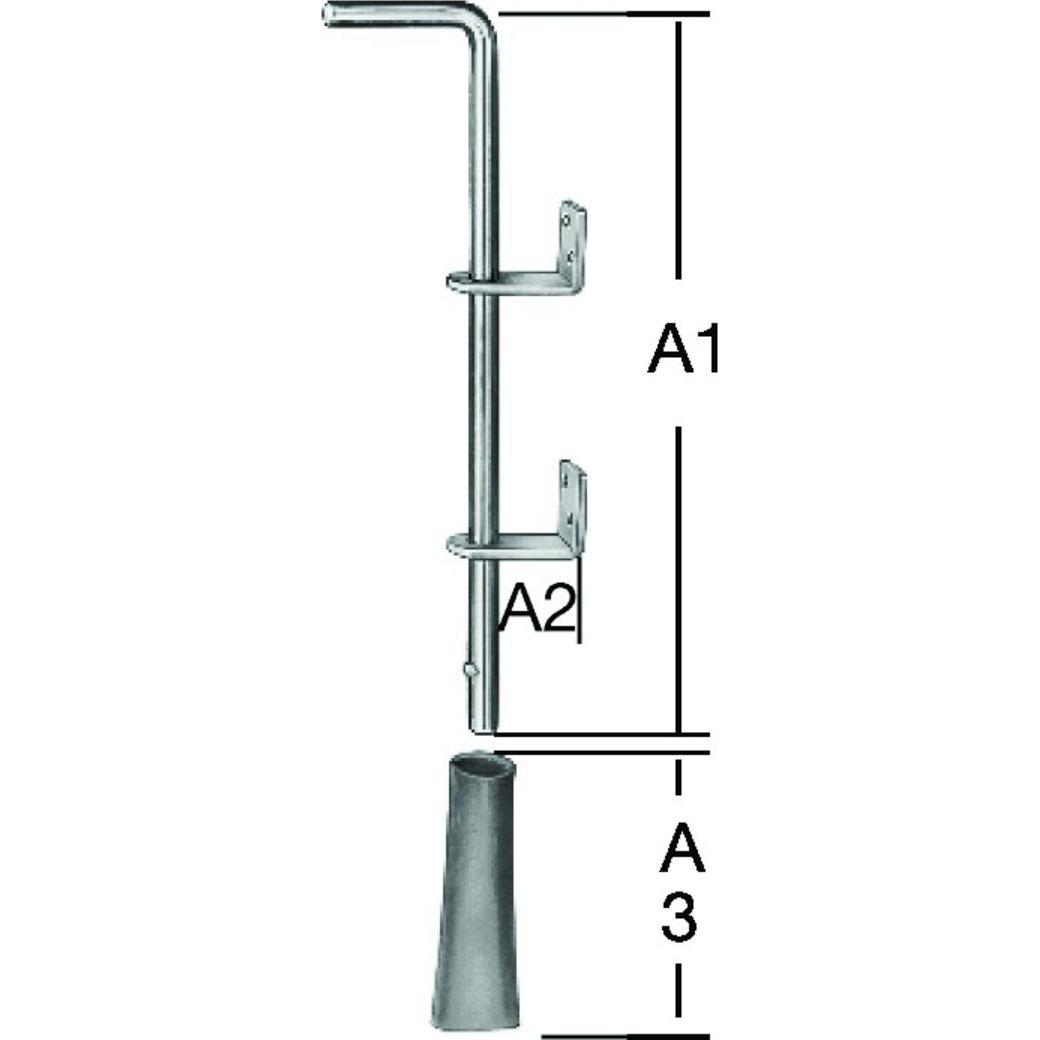 Vormann, Connettori in legno, Cursore a pavimento 400X65X150