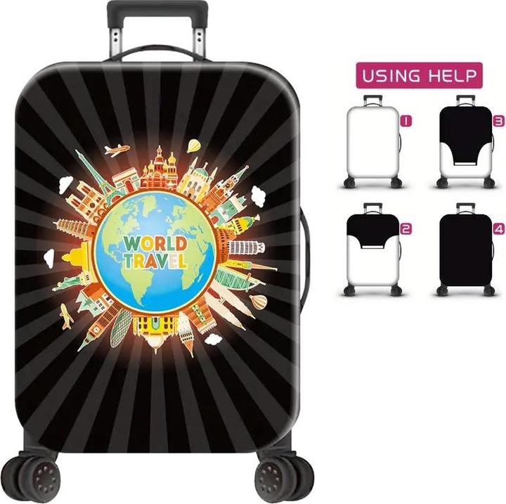 Actual product image ASMI Kofferhülle – Elastischer Kofferschutz – Grösse XL (Luggage scale)