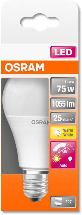 Produktbild Osram Star Motion Sensor Classic A (E27, 1055 lm, 4x)