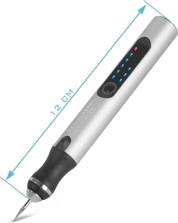 Image du produit DriSubt Stylo à graver USB UG-300 ST avec graveur rechargeable 8 W | Stylo à graver