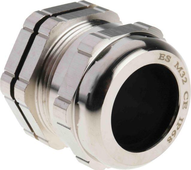 Produktbild RS PRO EMC Cable Gland c/w Locknut,M32s 15-22MM