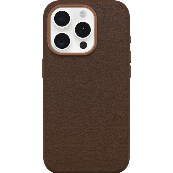Thumbnail - OtterBox Symmetry Cactus Leather mit MagSafe (Apple iPhone 15 Pro), Smartphone Hülle, Braun