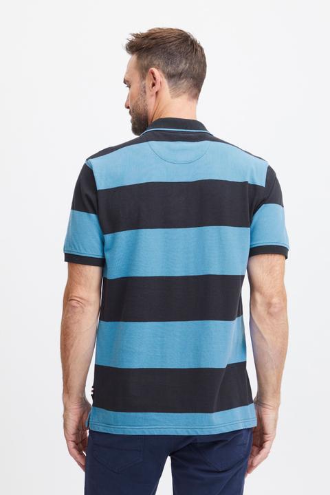 Produktbild FQ1924 FQPeter stripe polo shirt w badge 21900639 (S)