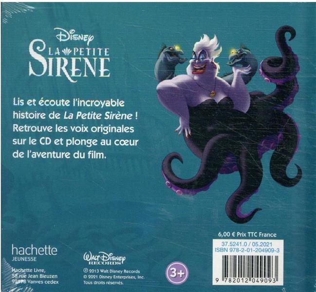 Image du produit La petite sirène : mon histoire à écouter (Collectif, Français)