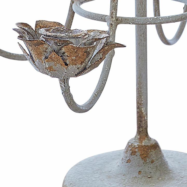 Immagine prodotto Loberon Portacandele Liyanah grigio antico/oro (H)