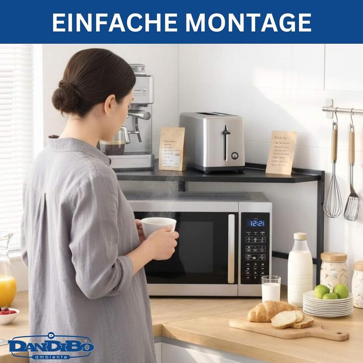 Produktbild DanDiBo Verstellbares Mikrowellenregal