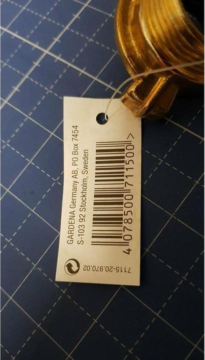 Productafbeelding Gardena Snelkoppelingsdraadstuk met buitendraad (Slangkoppeling, 33.25 mm)