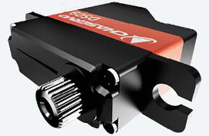Actual product image Chaservo DS09 9mm HV servo with mounting straps for horizontal mounting