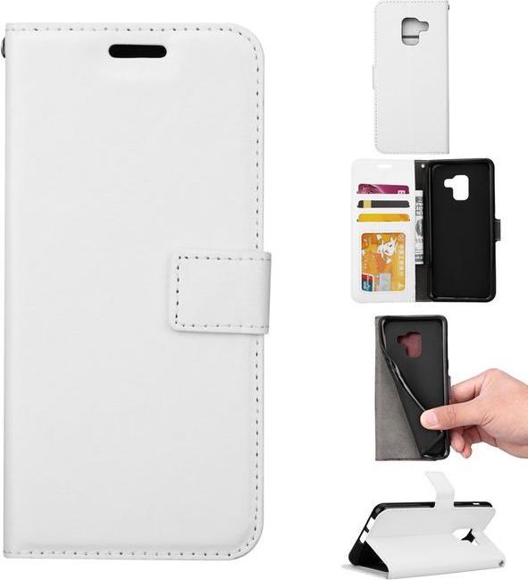 Actual product image MU Classic Crazy Horse Leather Bookcover Case (Samsung Galaxy A8 (2018))