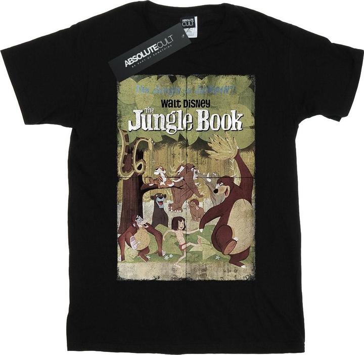 Produktbild Disney The Jungle Book Retro Poster TShirt Mädchen (128)