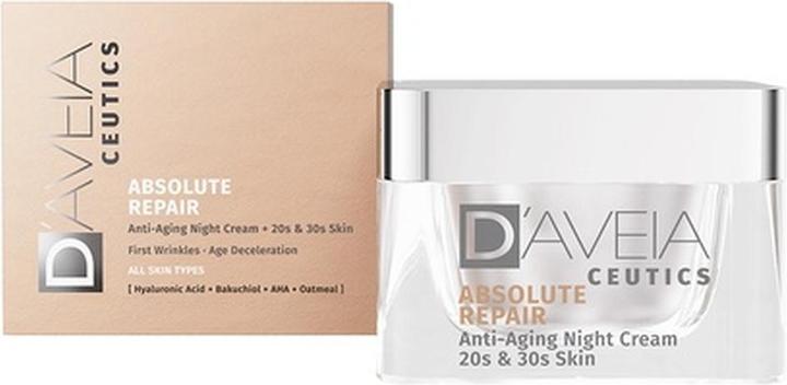 D'Aveia Ceutics Night Moisturizing Anti-Aging Cream 50ml (50 ml, Nachtcreme)