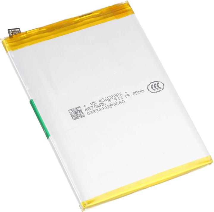 Produktbild AccuCell Akku passend für OPPO Reno 12F, Li-Polymer, 3,91V, 5000mAh, 19,55Wh, ohne Werkzeug