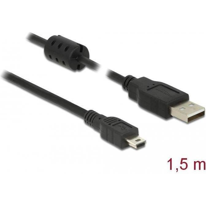 Thumbnail - Delock USB Typ-A USB Mini-B (1.50 m, USB 2.0), USB Kabel