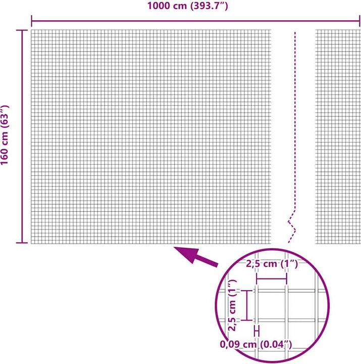 Produktbild vidaXL Gartenzaun