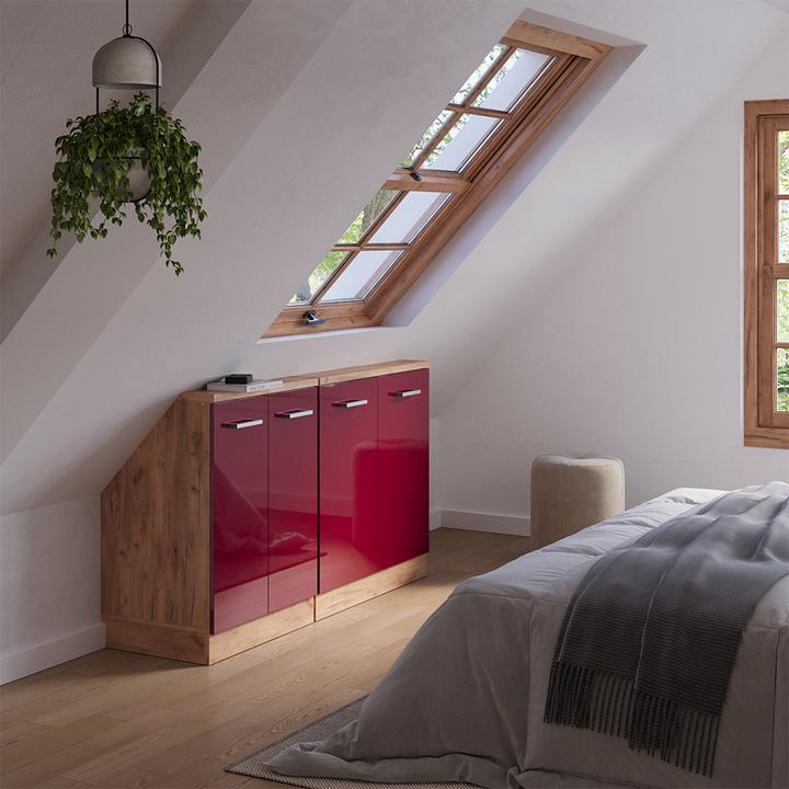 Produktbild Vicco Küchenschrank für Dachschrägen R-Line (140 x 46 x 81.60 cm)