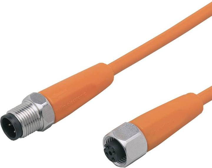 Produktbild IFM Verbindungskabel ger/ger. M12 4p vergoldet EVT04 - Kabel - 0,3 m