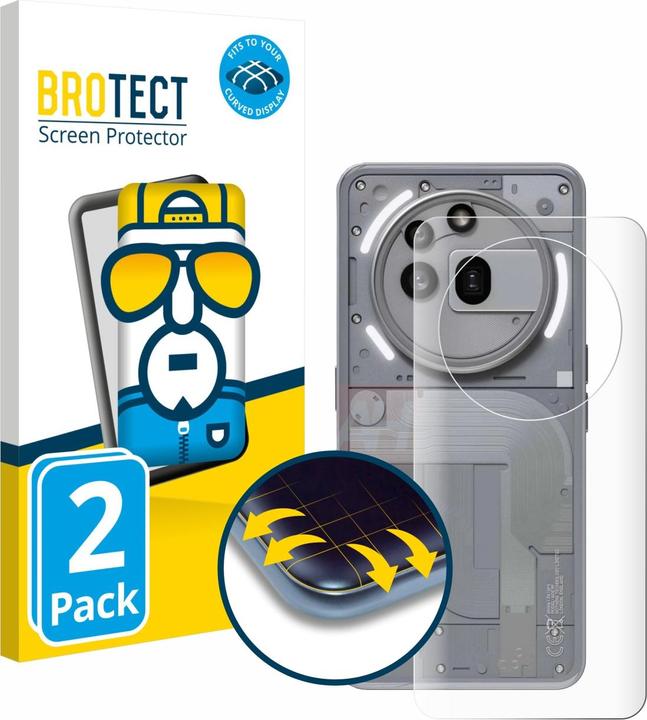 Actual product image BROTECT Full-Screen Protector (2 Piece, Nothing Phone (3a) Pro)