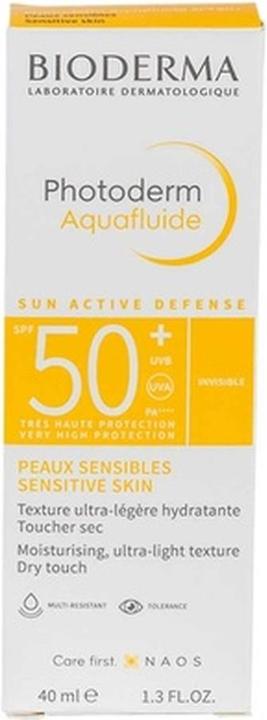 Actual product image Bioderma Photoderm Aquafluide SPF50+ neutre (Suntan cream, SPF 50+, 40 ml)