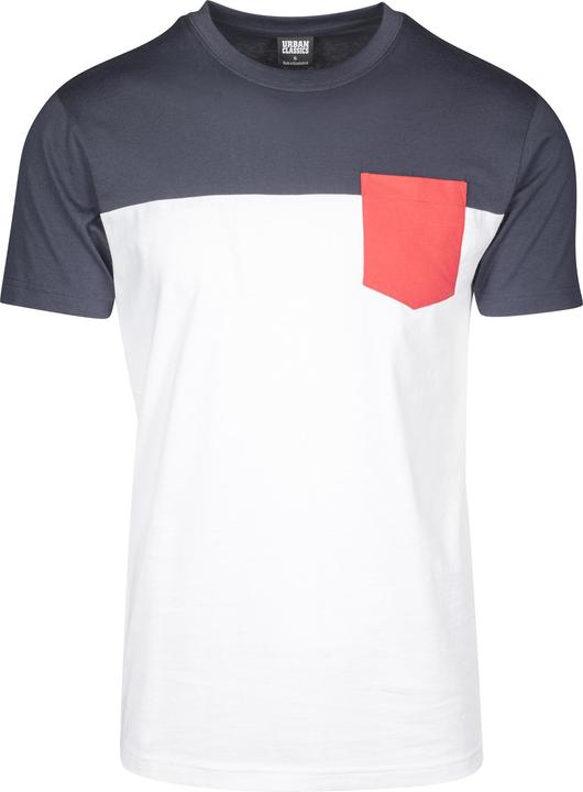 Actual product image Urban Classics 3-Tone Pocket Tee (S)