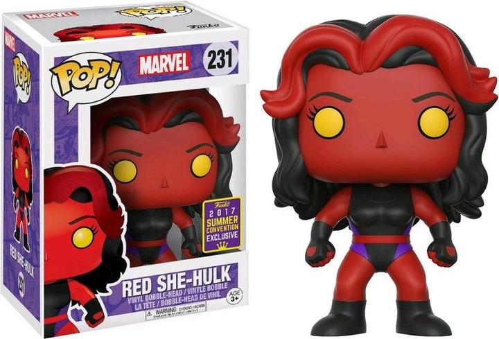 Actual product image Funko POP! Marvel Miss Hulk - Red She-Hulk Summer Convention 2017