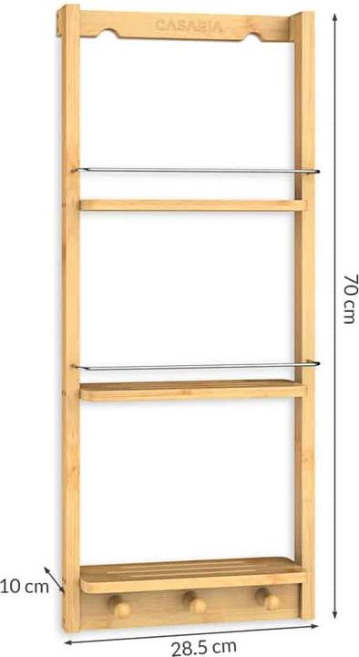Immagine prodotto Casaria Mensola doccia (70 x 28,5 x 10 cm)