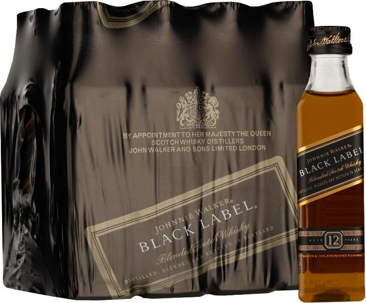 Produktbild Johnnie Walker Black Label (Blended Whisky, Scotch Whisky, 1 x 5 cl)