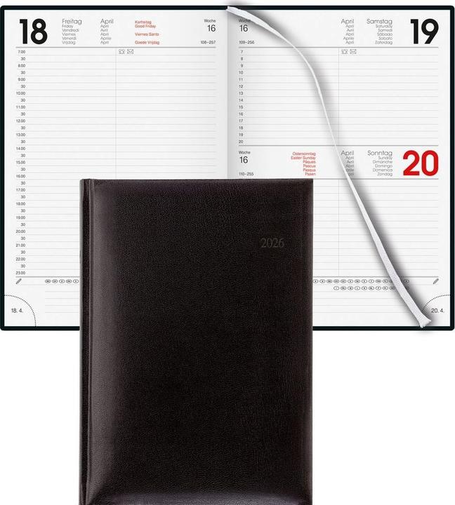 Immagine prodotto Biella Agenda business Budget (14,5 x 20,5 cm, 1 giorno / 1 pagina)