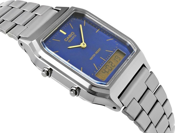 Produktbild Casio Damenuhr AQ-230GG-2ADF + BOX (Analoguhr, Digitaluhr)