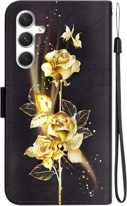 Actual product image Cover-Discount Galaxy S25 - Tasche Hülle mit Blüten Motiv (Samsung Galaxy S25)