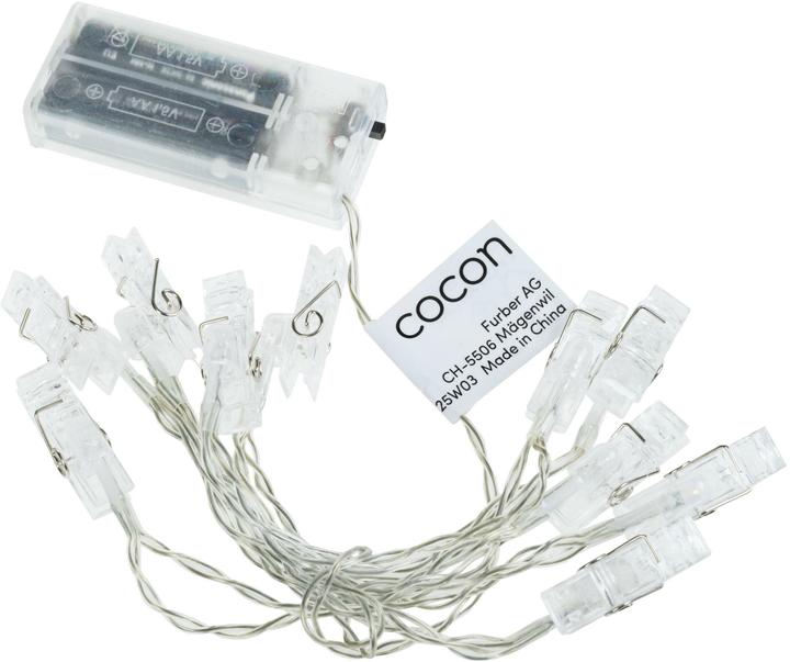 Cocon Lichterkette Lichterkette LED Clips, 120 cm, Betriebsart (1.20 m)