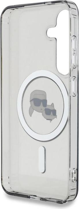 Actual product image Karl Lagerfeld Etui Button Karl & Choupette Heads Printed Logo MagSafe Samsung Galaxy S25 Plus czarn (Samsung Galaxy S25+)